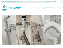 Tablet Screenshot of mybidet.com